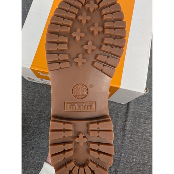 Timberland Women's Boots Size 9.5 Mid Calf Waterproof Brown Lace-up New With Box - Picture 7 of 13